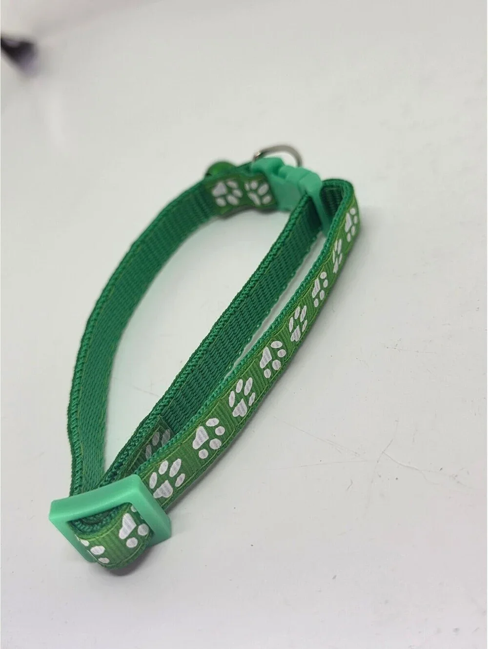 Cat Collar w/ Bell Reflective Adjustable Kitten Collar 7.5–12.5